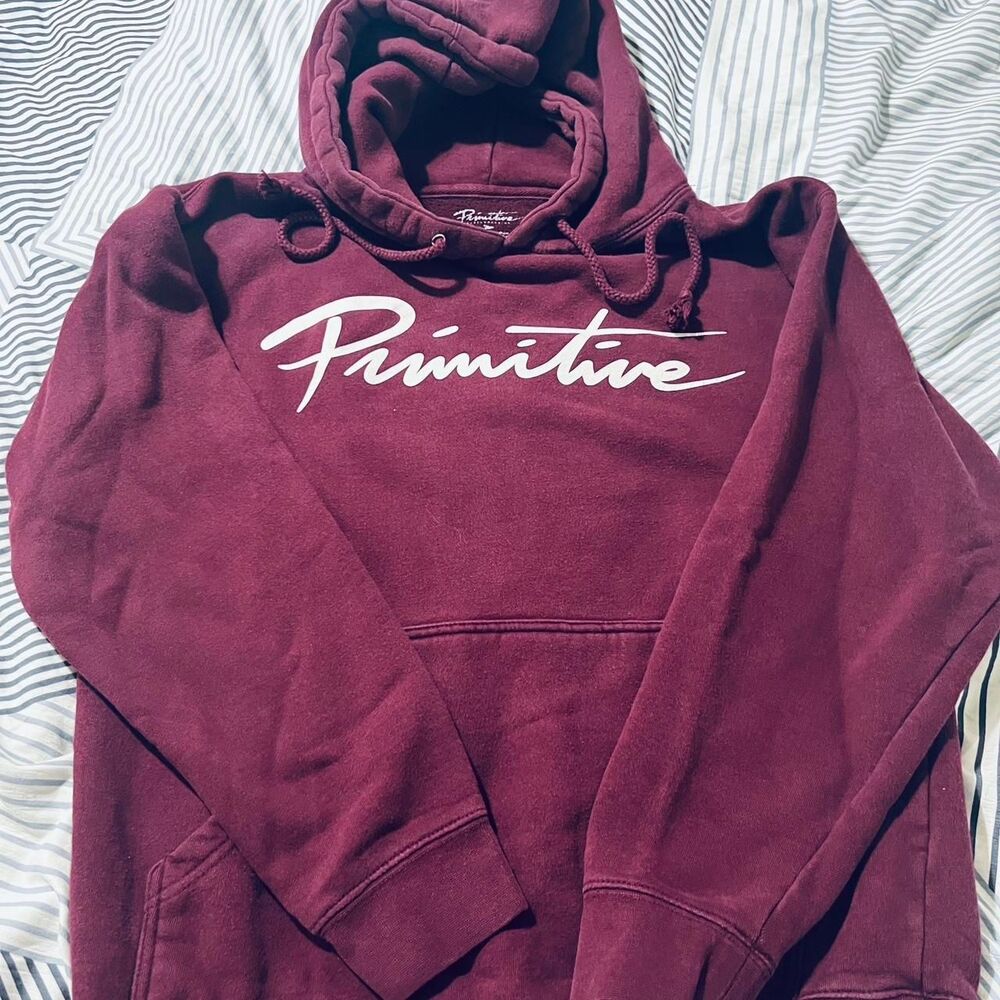 Primitive Men's Burgundy Hoodie